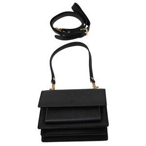 Angela Roi Eloise Satchel Signet in Black